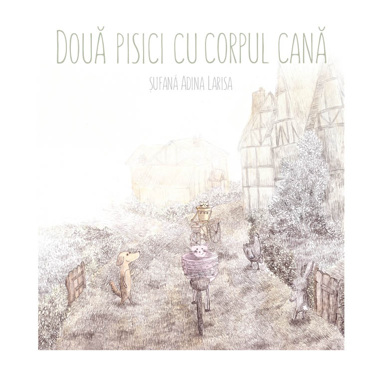 Două pisici cu corpul cană